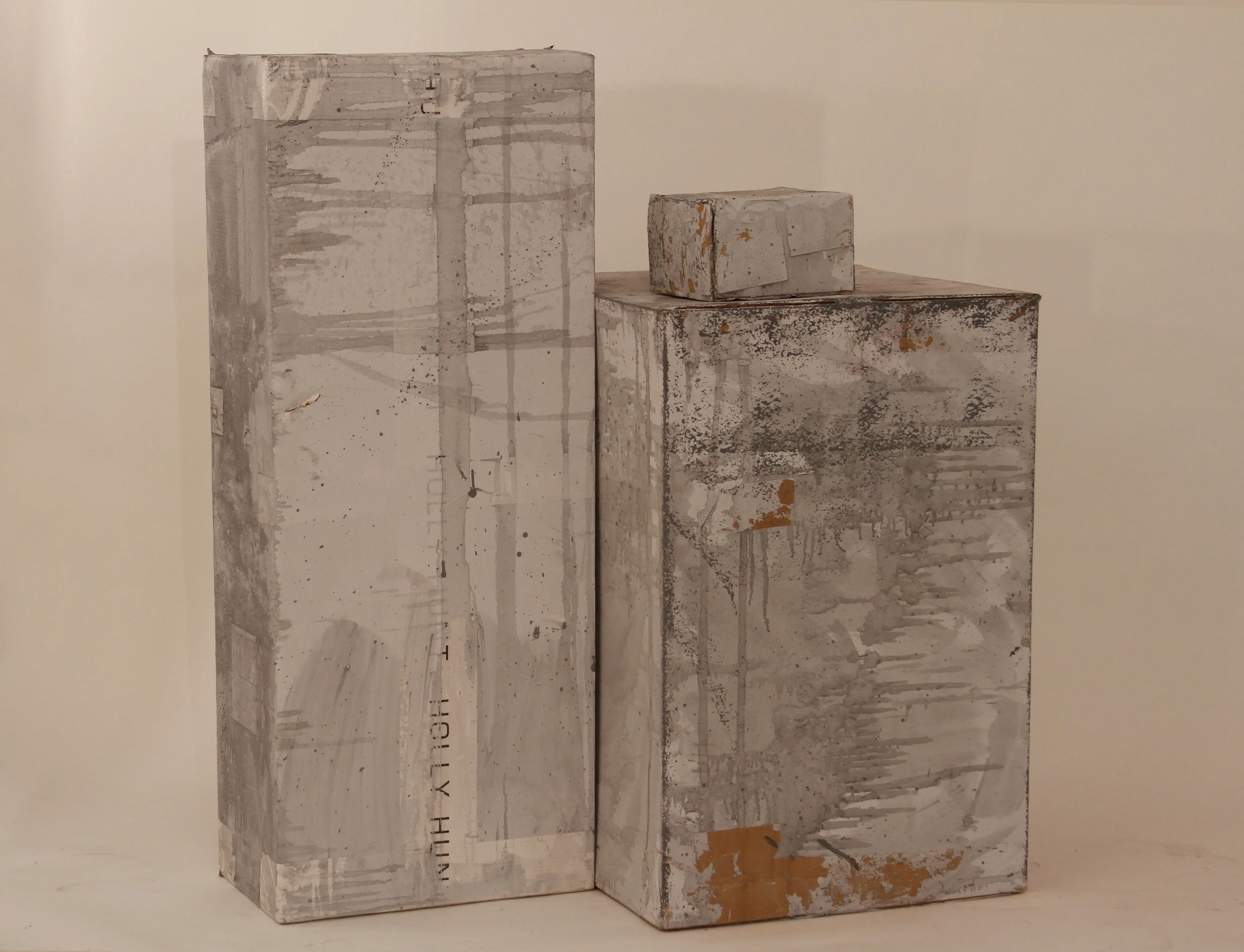  HOEKSTRA + OLMSTED  Title:&nbsp; Feeling   Date: 2012  Materials: Flat latex paint, universal tints on cardboard  Dimensions: Variable (~2ft - 6ft )  Image also available as custom pigment print (edition of 10) 