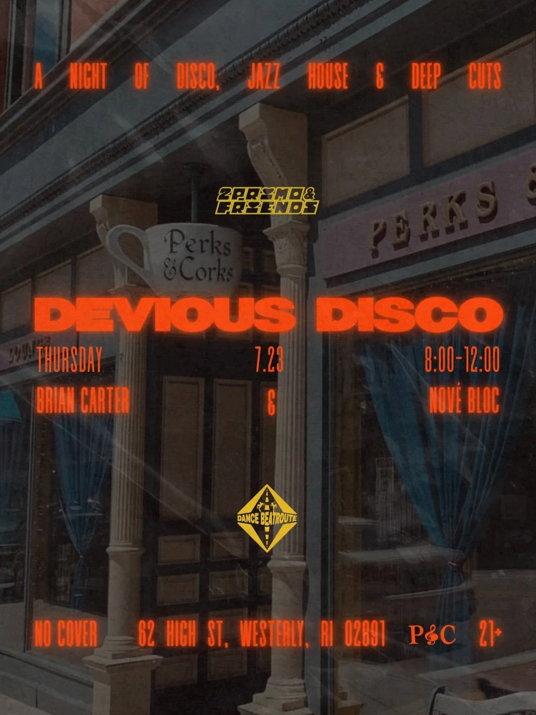 Devious Disco at Perks &amp; Corks