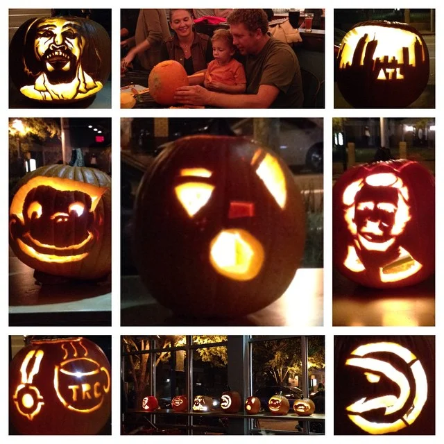 2014 Taproom Pumpkin Carving Contest entries