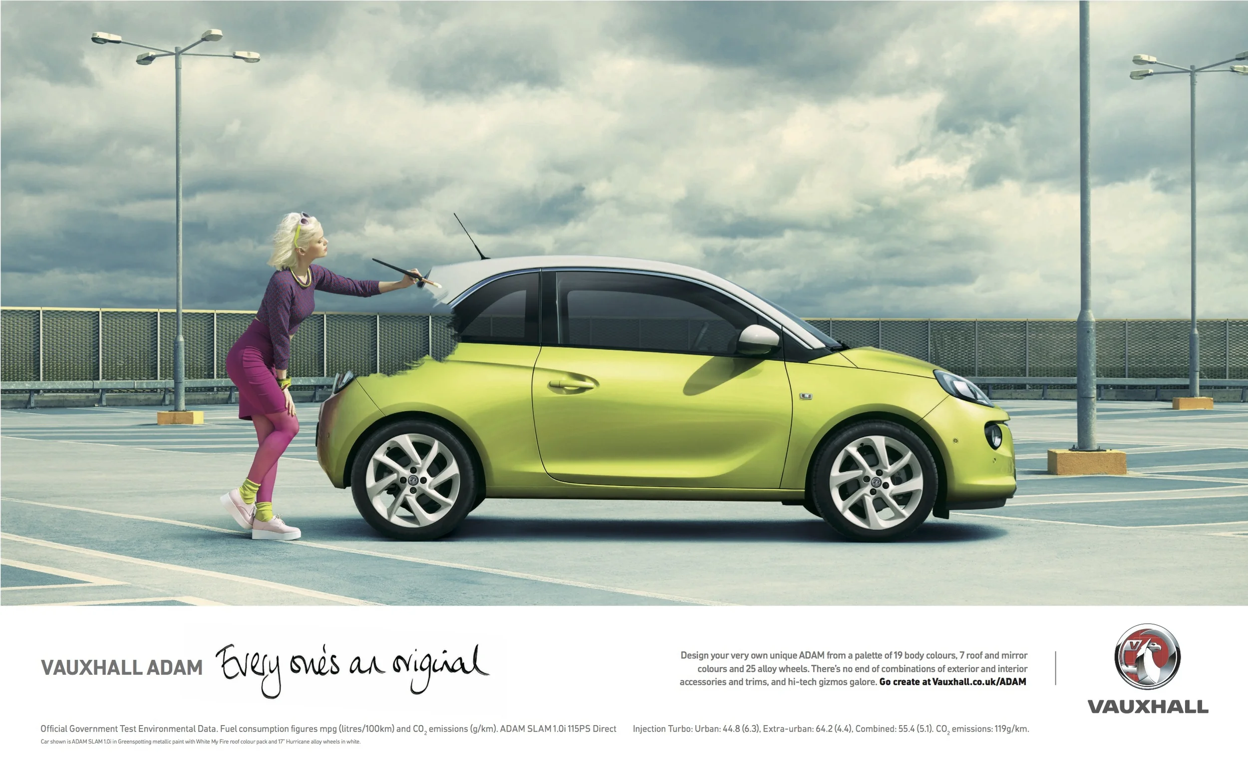 Photographer: Andy Glass | Project: Vauxhall Adam | Agency: McCann | Production: Locate Productions 
