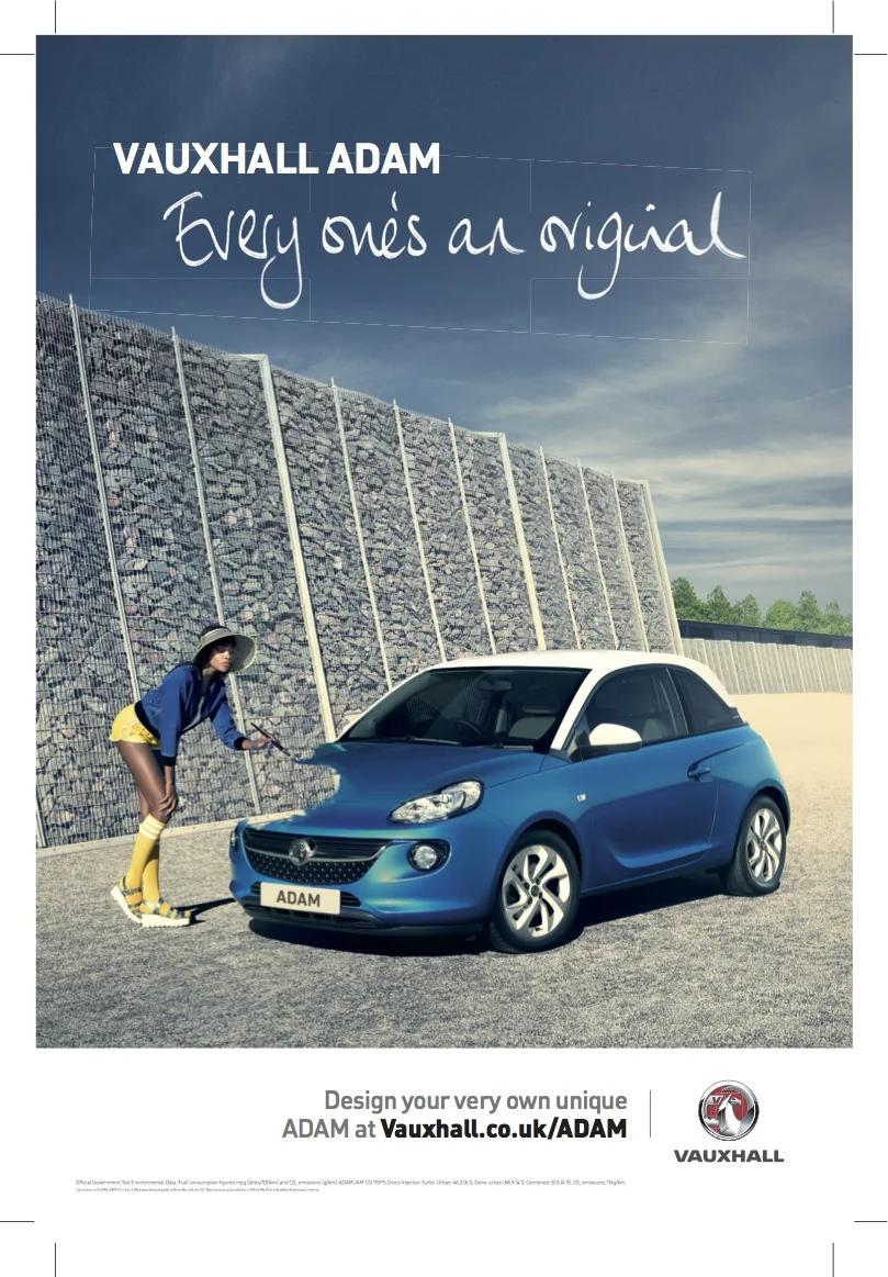 Photographer: Andy Glass | Project: Vauxhall Adam | Agency: McCann | Production: Locate Productions 