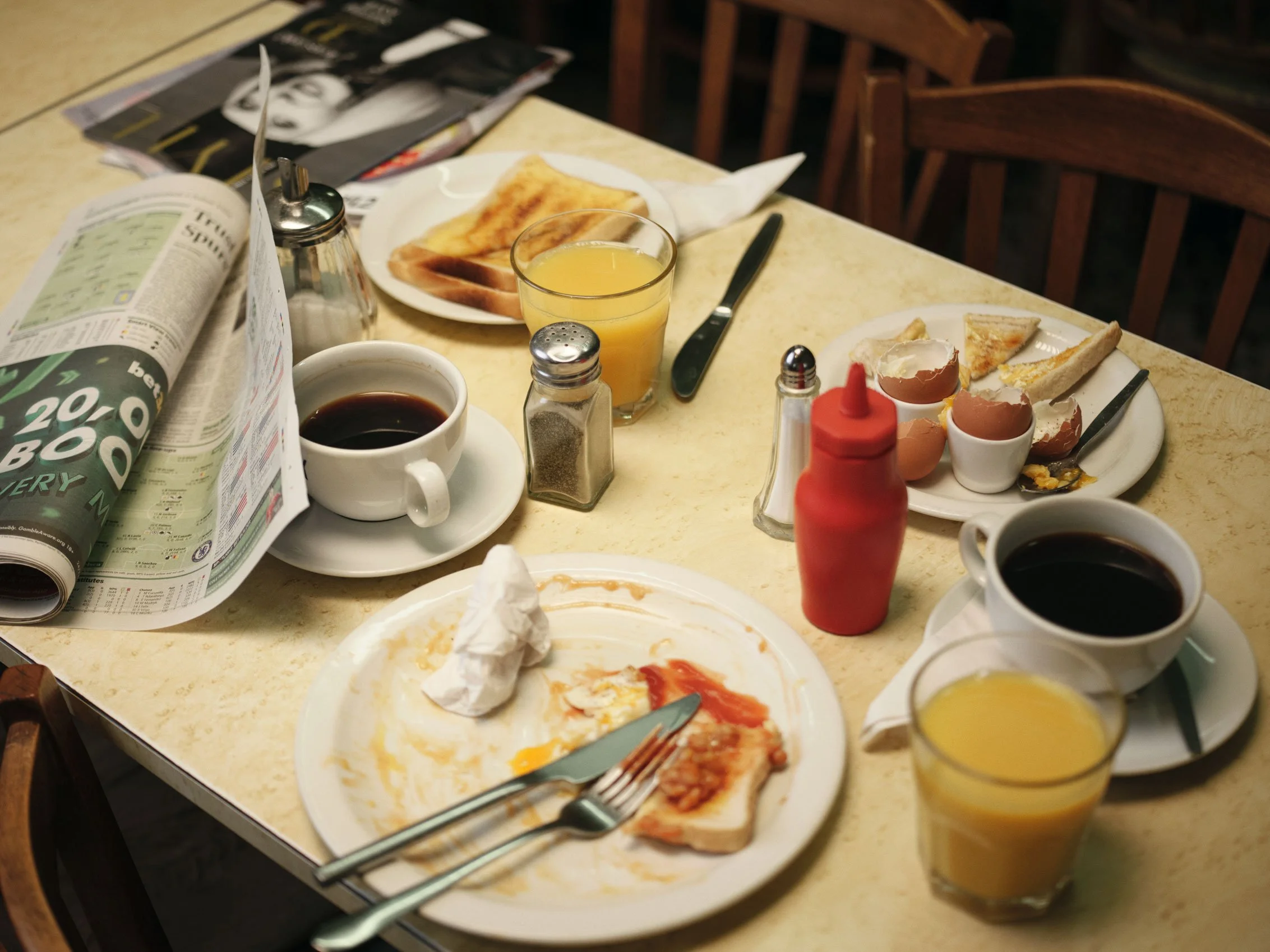 Table to Table - Terry Graham Photo - British Breakfast Table