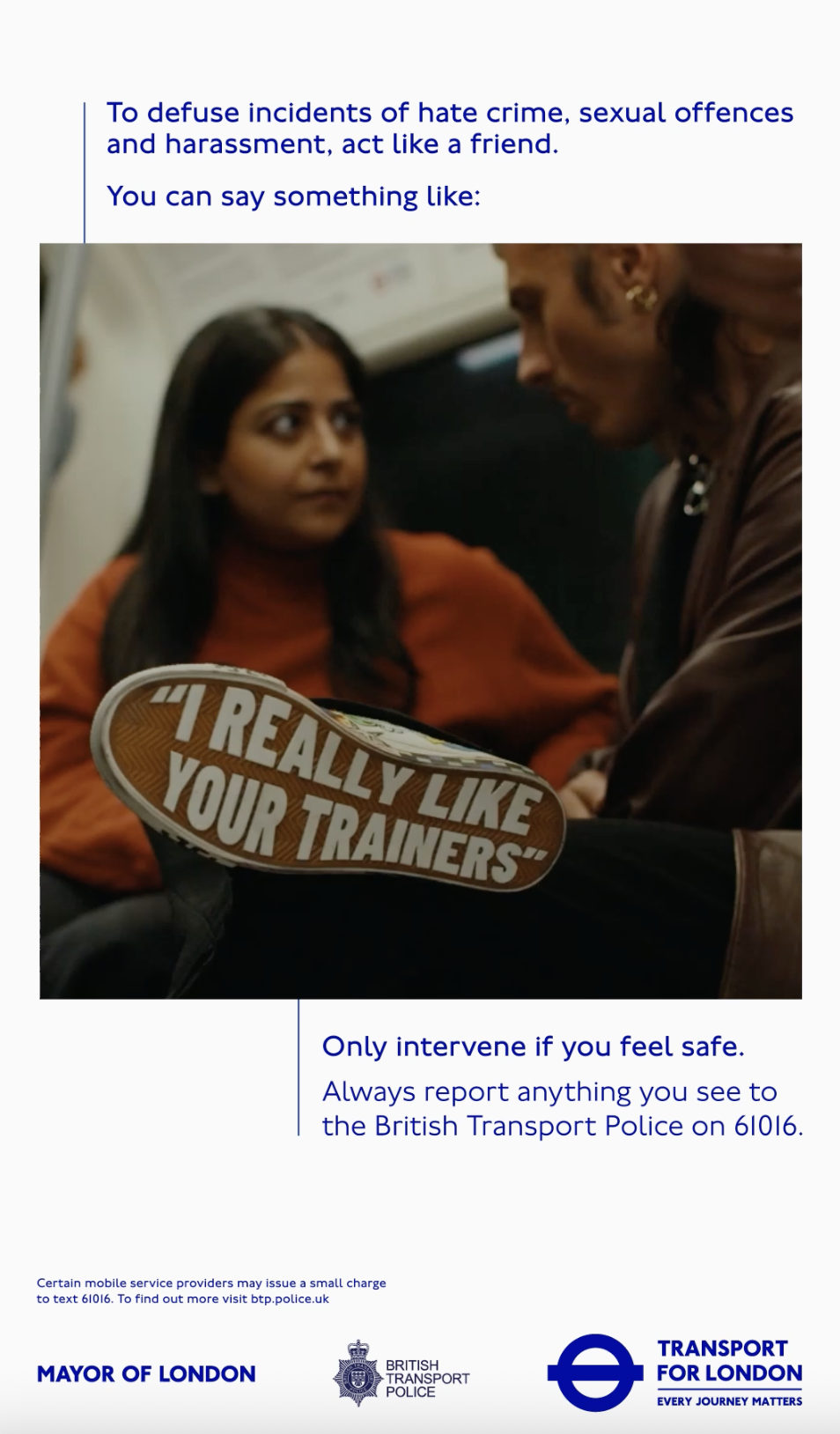 TFL - 'Act like a friend'   Trainer