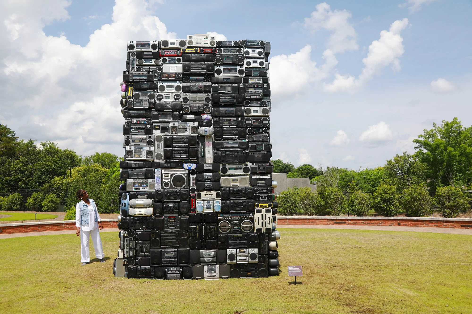 Boombox Sculpture at the Montgomery Museum of Fine Art in Montgomery, Alabama
