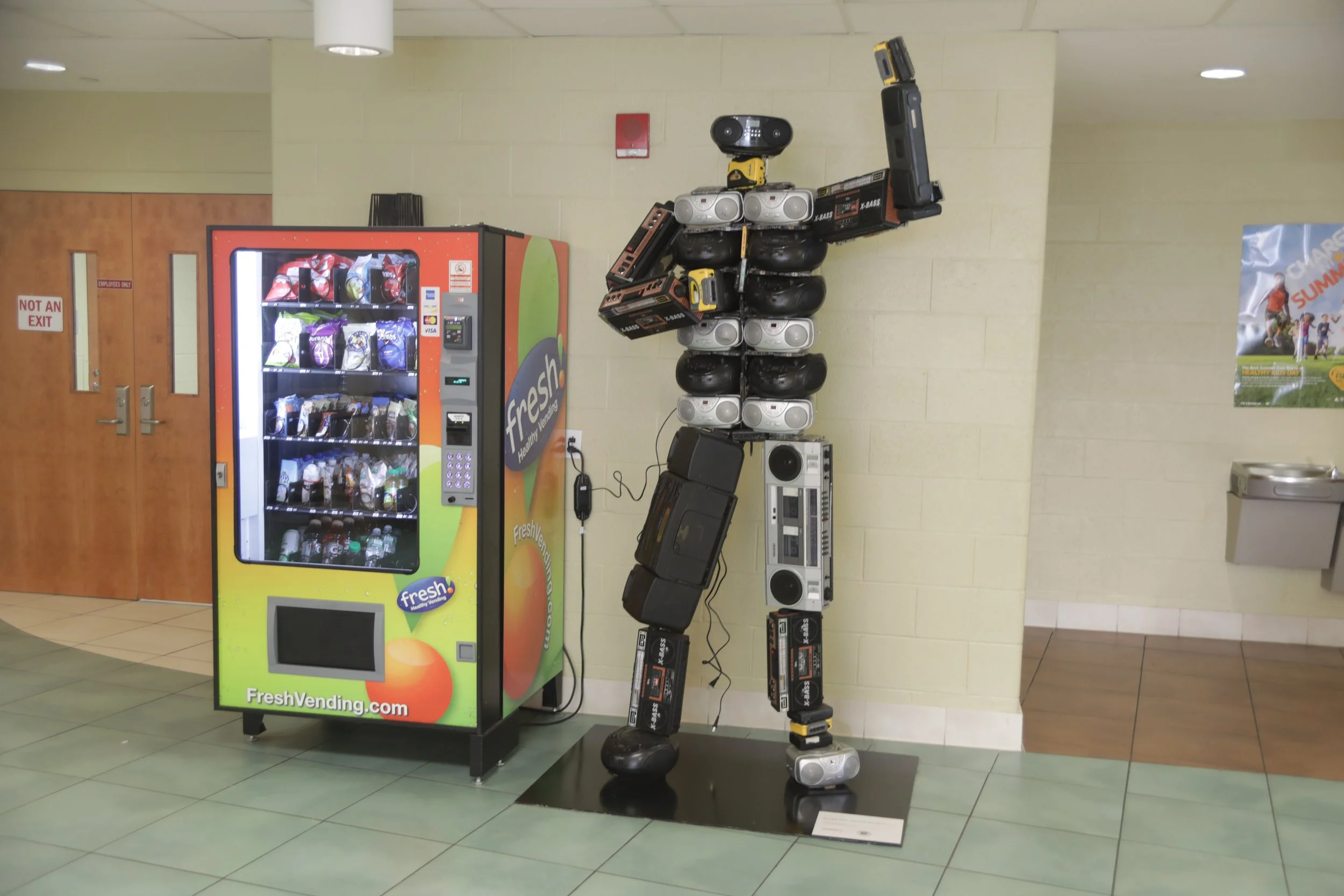 Boombox Sculpture: Hartford