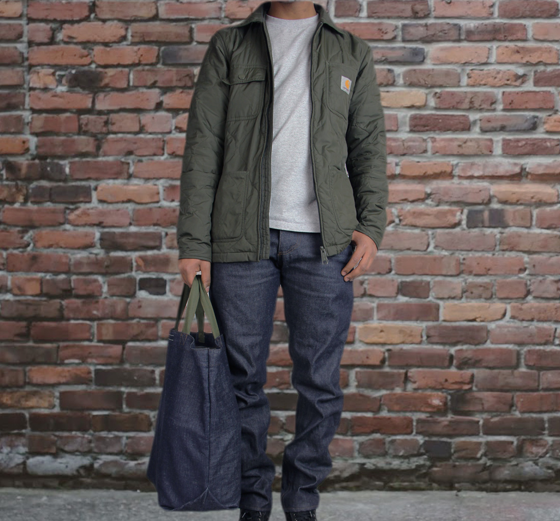 SOURCE Denim Tote Bag