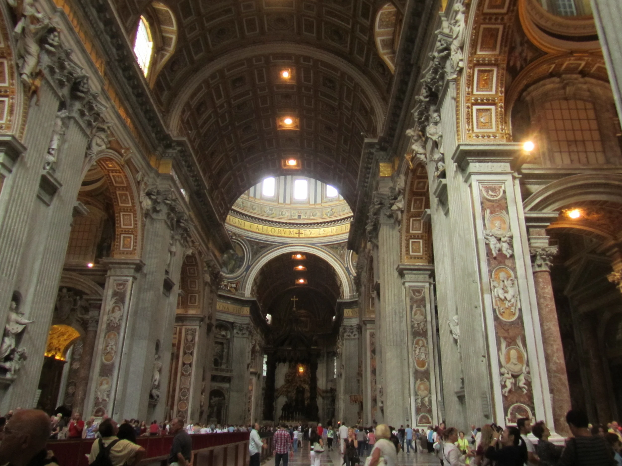 Rome - Inside St. Peter's Basilica  (1)