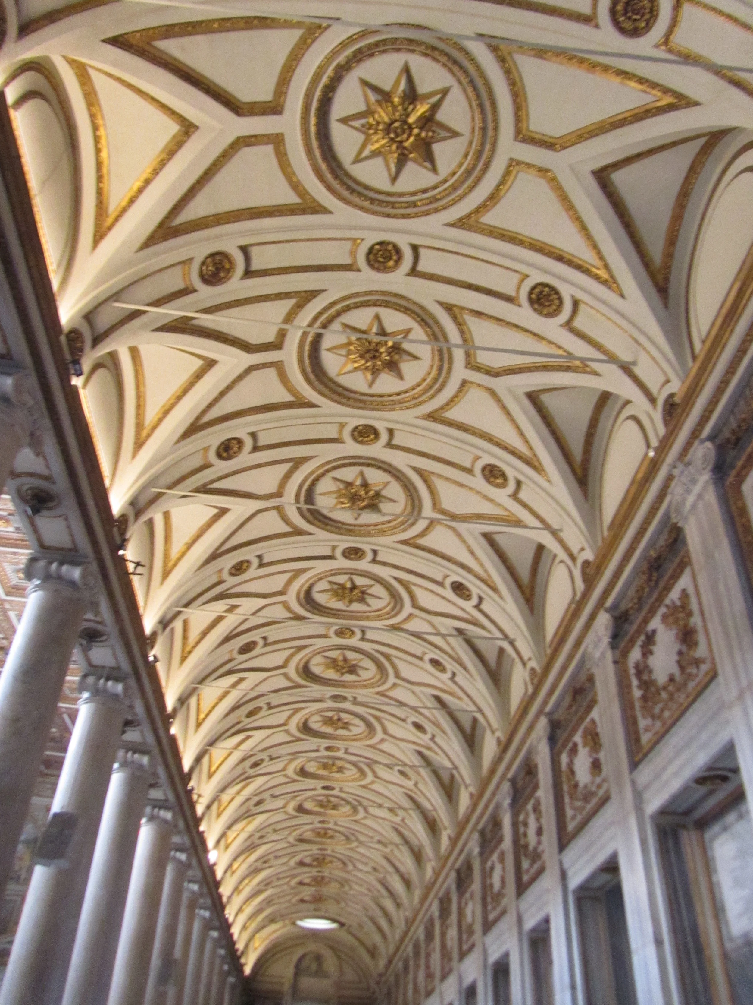  Rome - Church of Santa Maria Maggiore, ceiling detail 