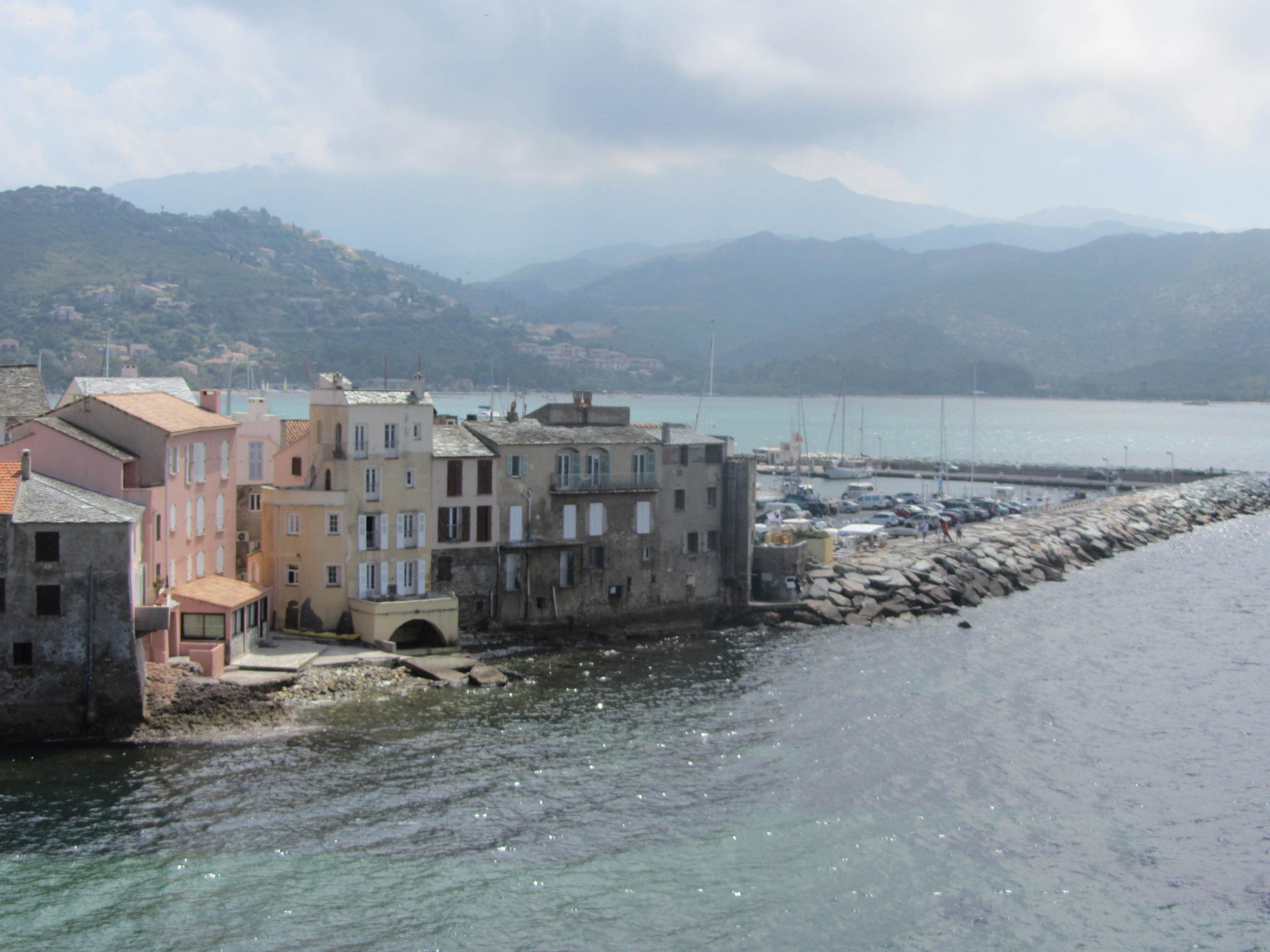  St. Florent, Corsica - View of the port from the citadel (1) 