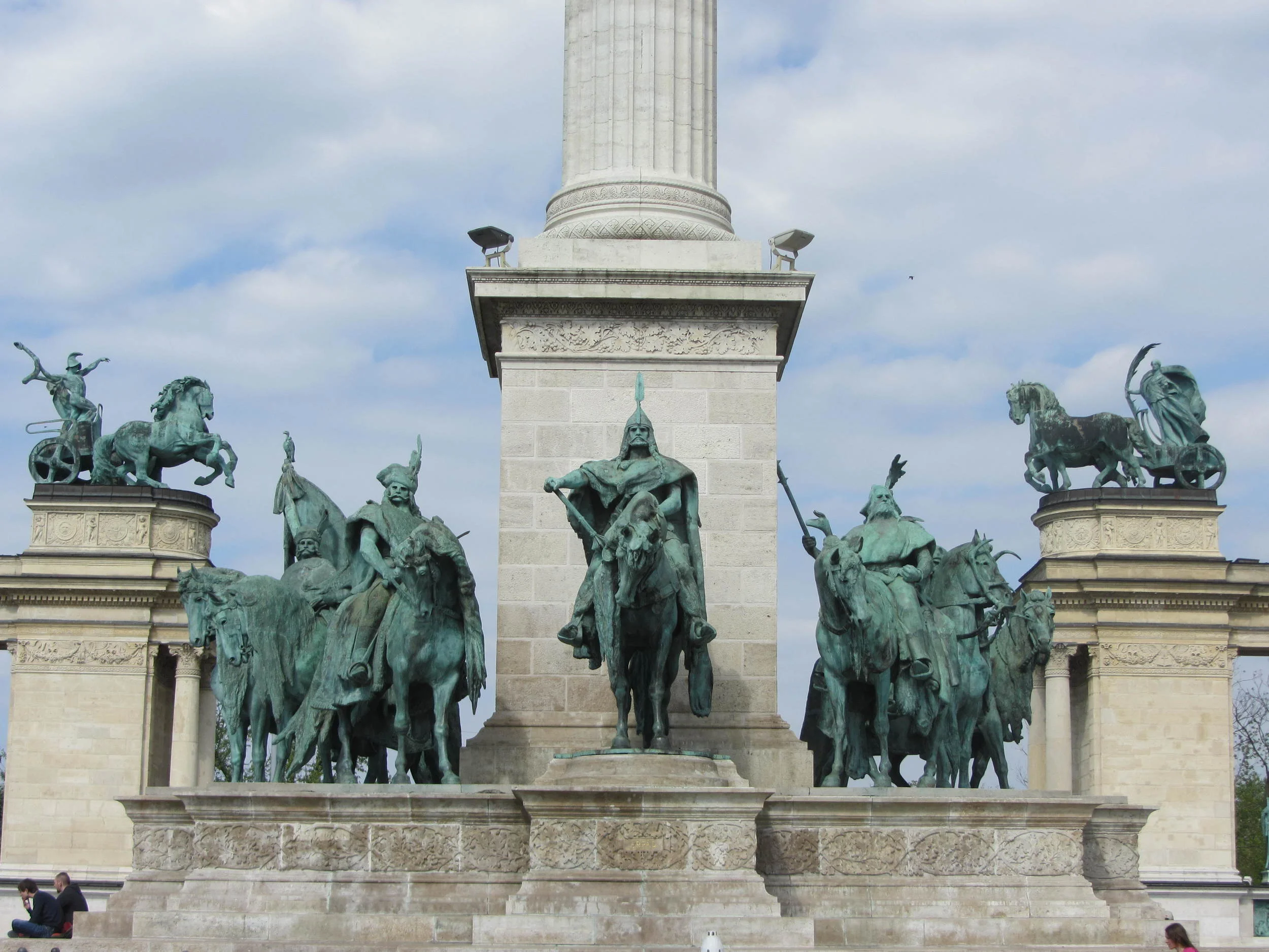  Budapest - Millenium Monument on Heroes Square 
