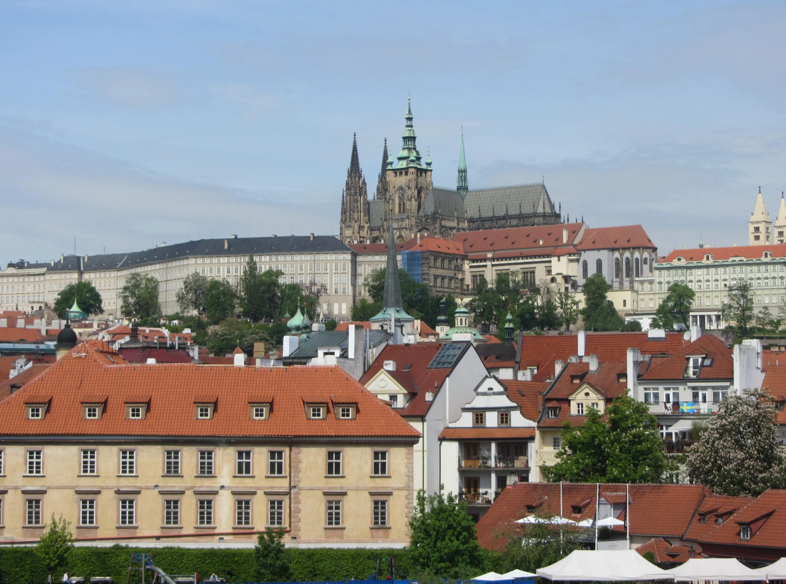  Prague-View of St. Vitus church from the Charles Bridge 