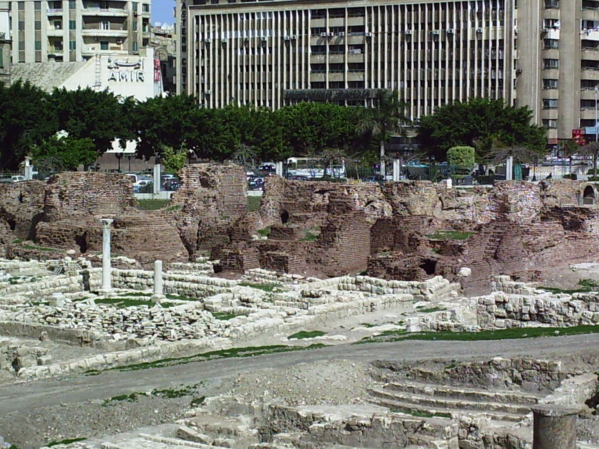  Site of further excavation in Alexandria, Egypt 