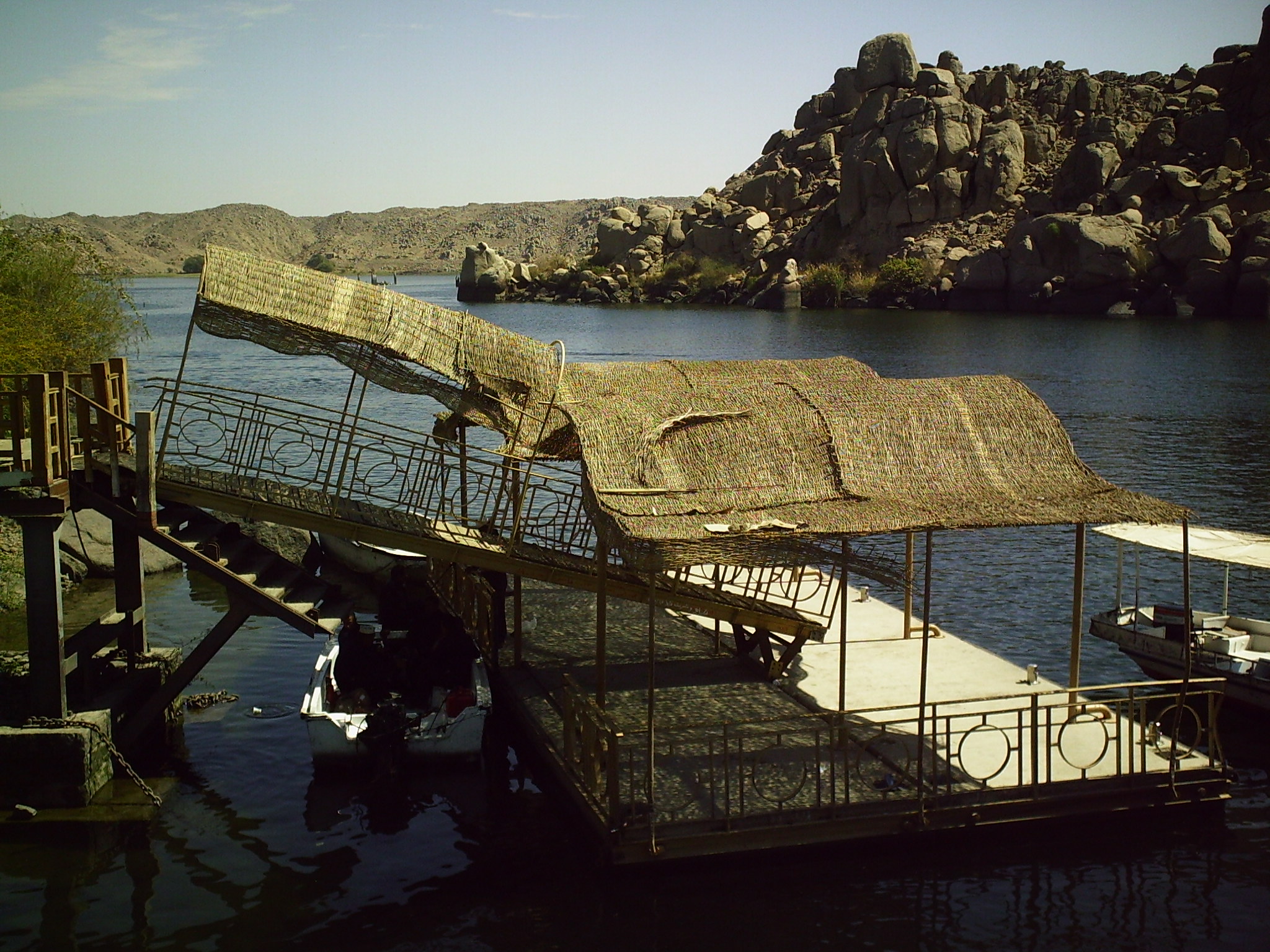  Random shot of an attractive barge roof on the Nile near Philae 