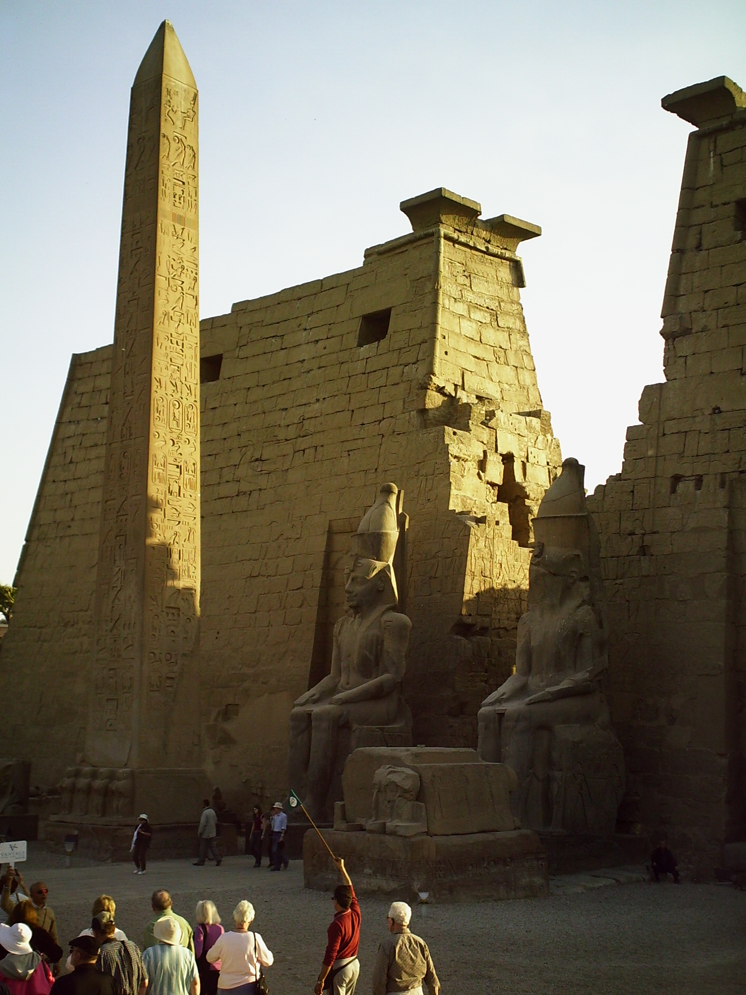  At the Temple of Luxor complex 