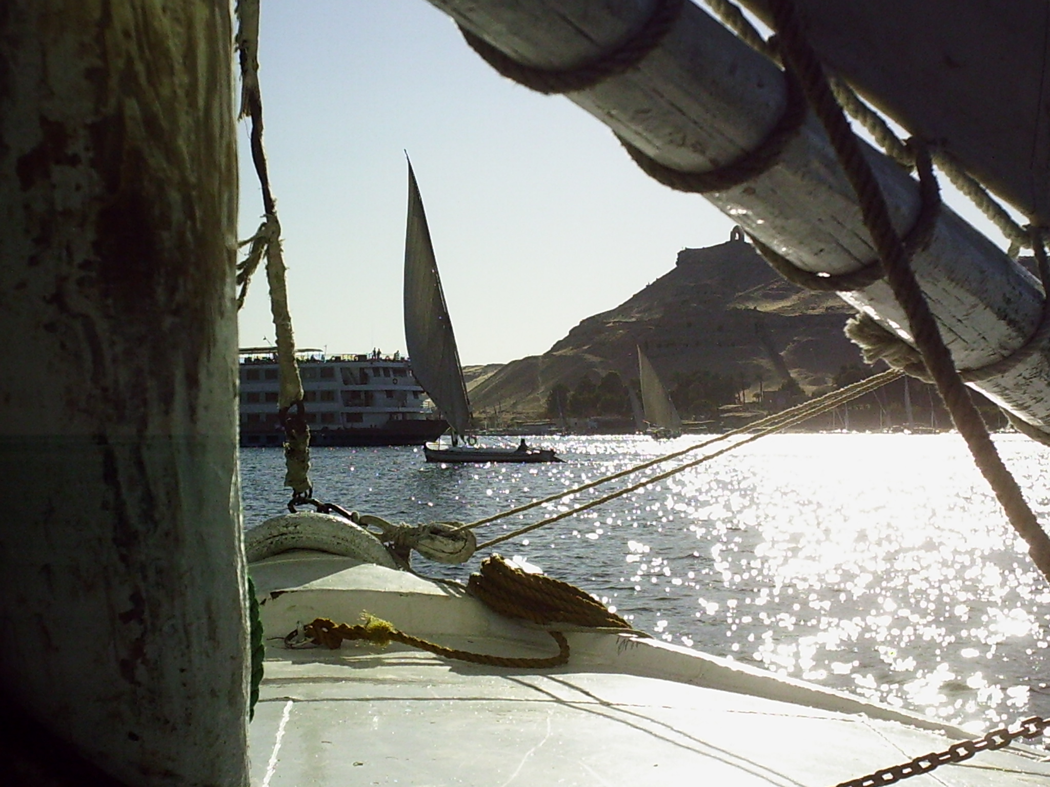 Our felucca riding the Nile 