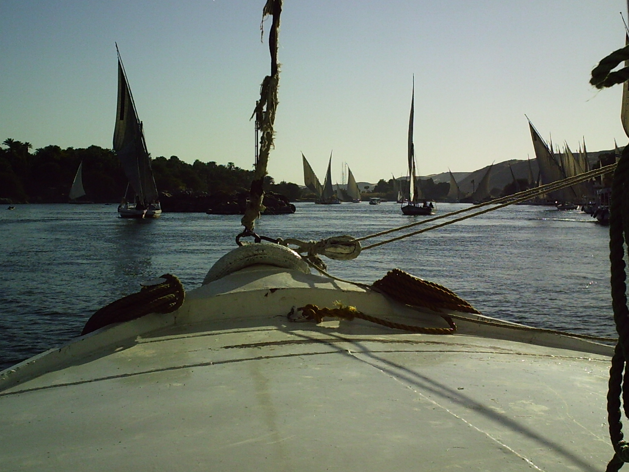  Our felucca riding the Nile 