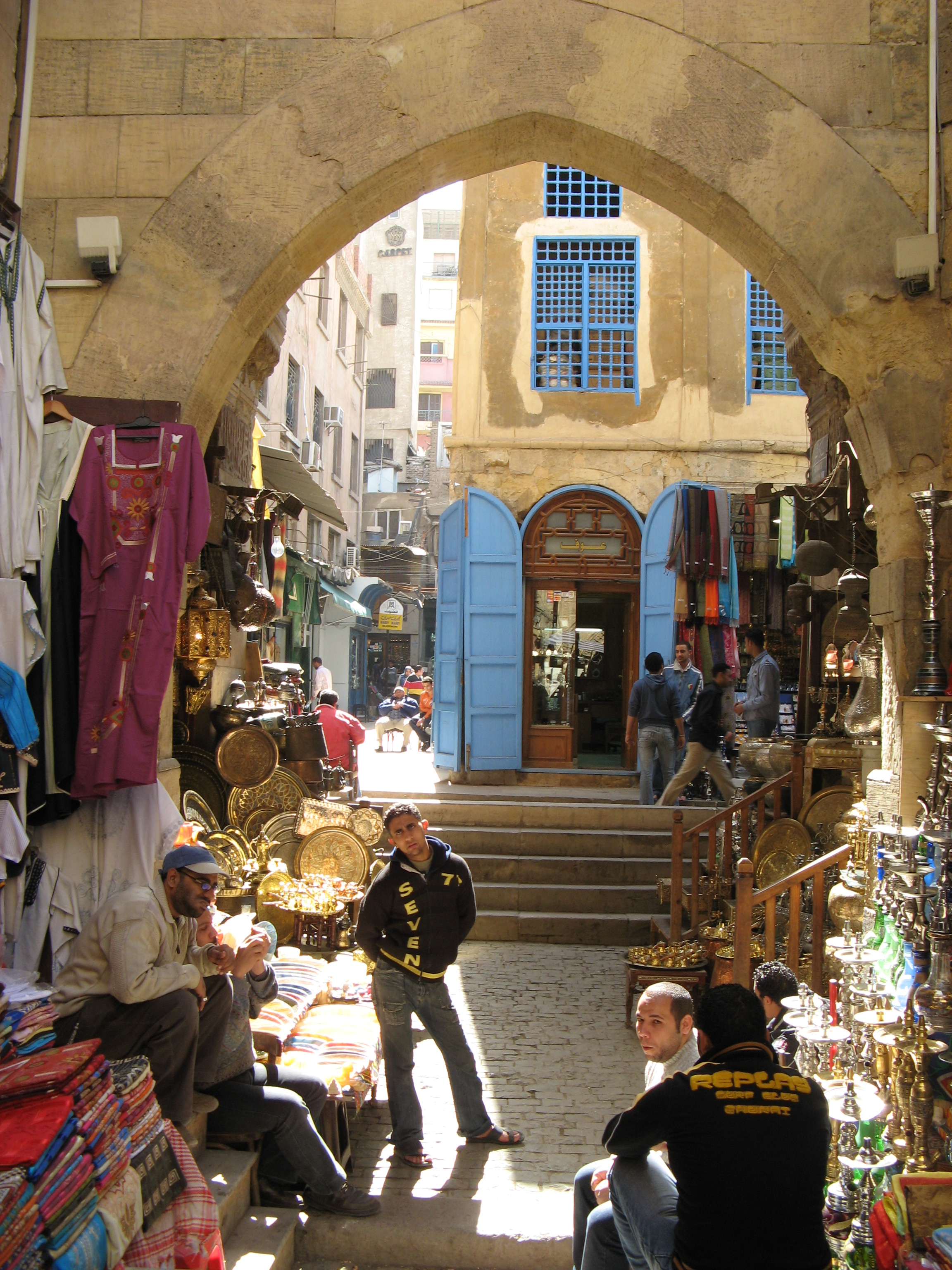  Side street at the Khalili Bazaar, Cairo 