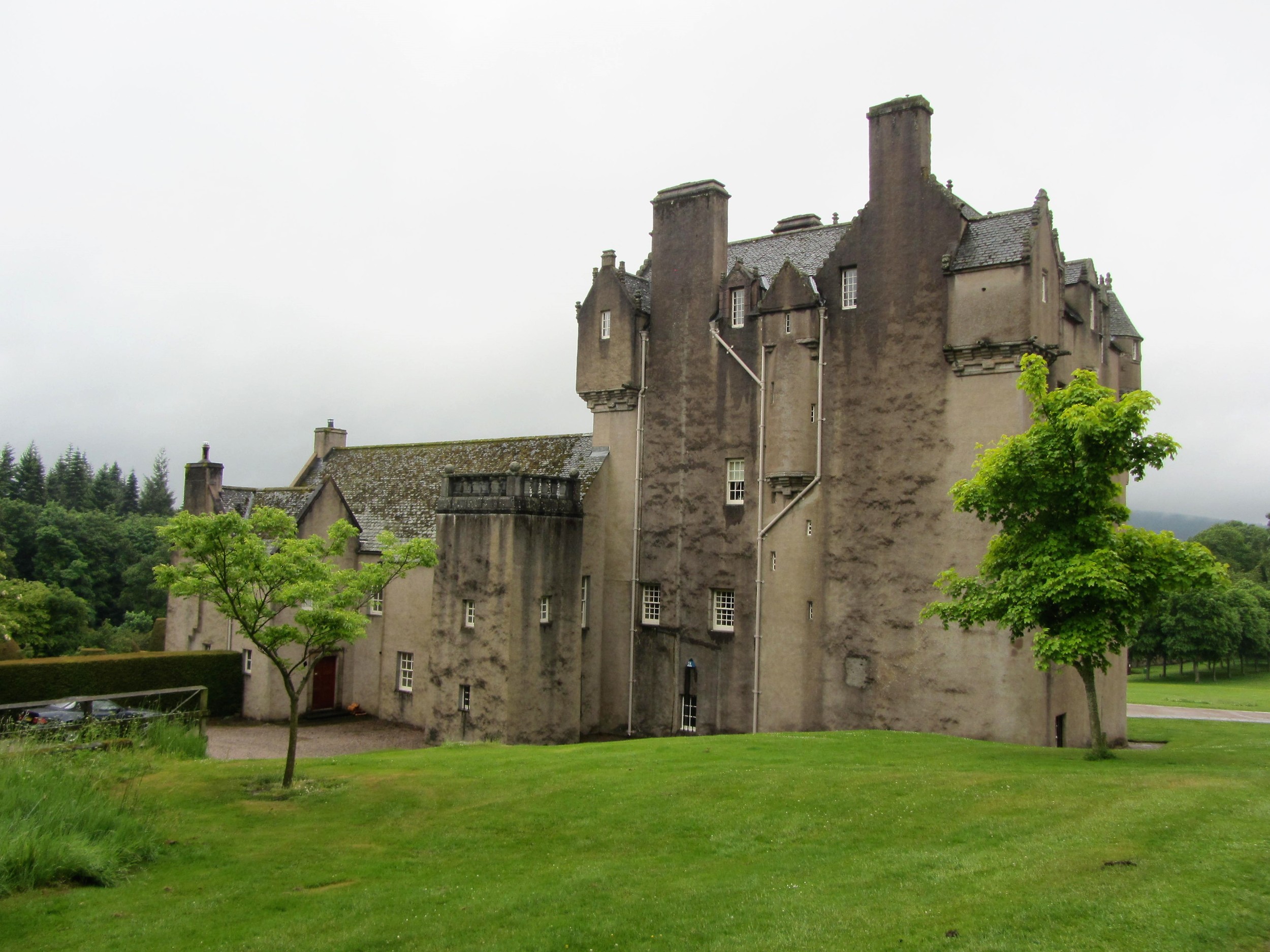  Back of Crathes Castle 