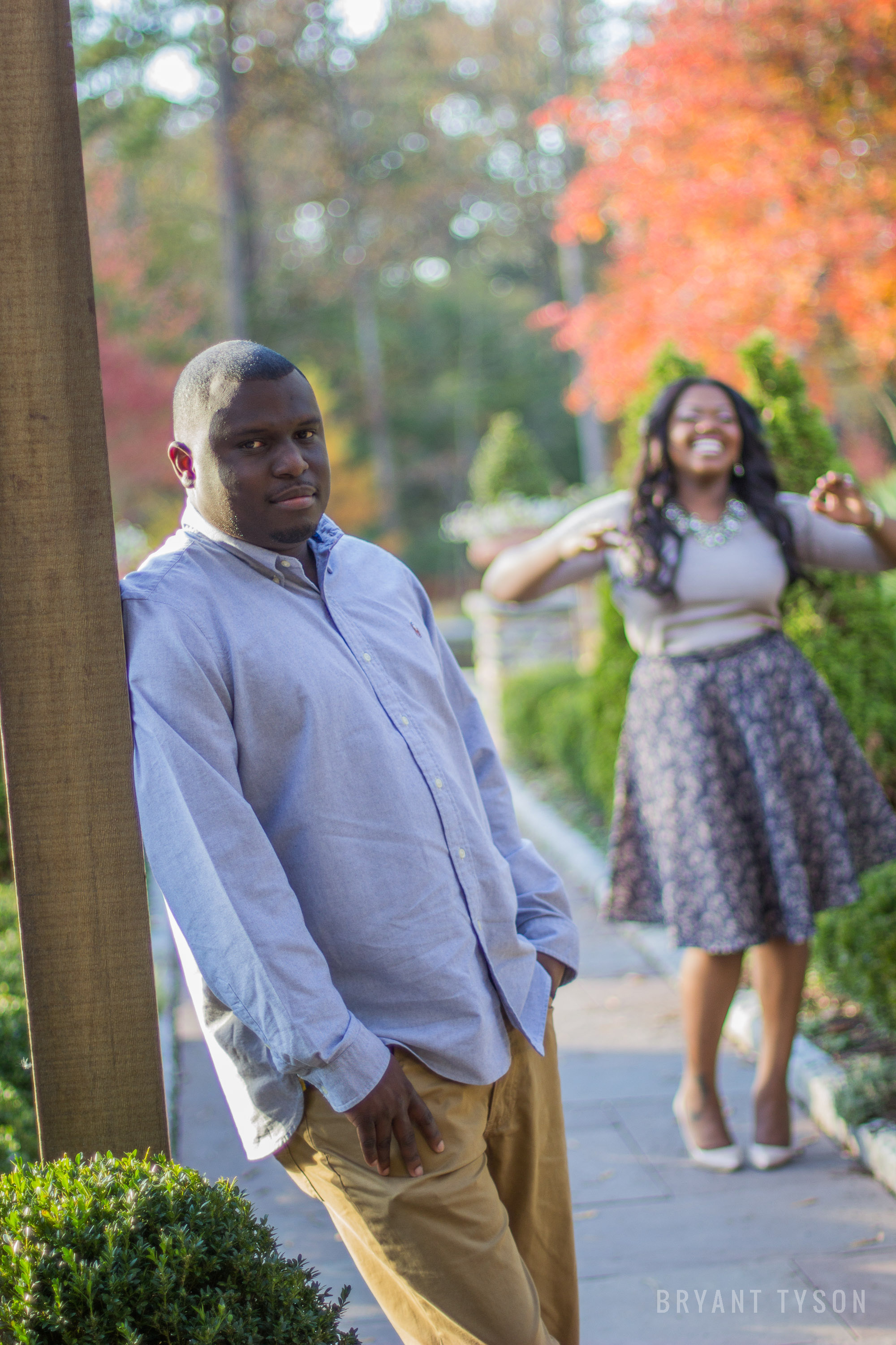 Sara P. Duke Gardens Engagement Photos : Asha + Mark | Bryant Tyson Photography | Eastern NC Wedding Photography