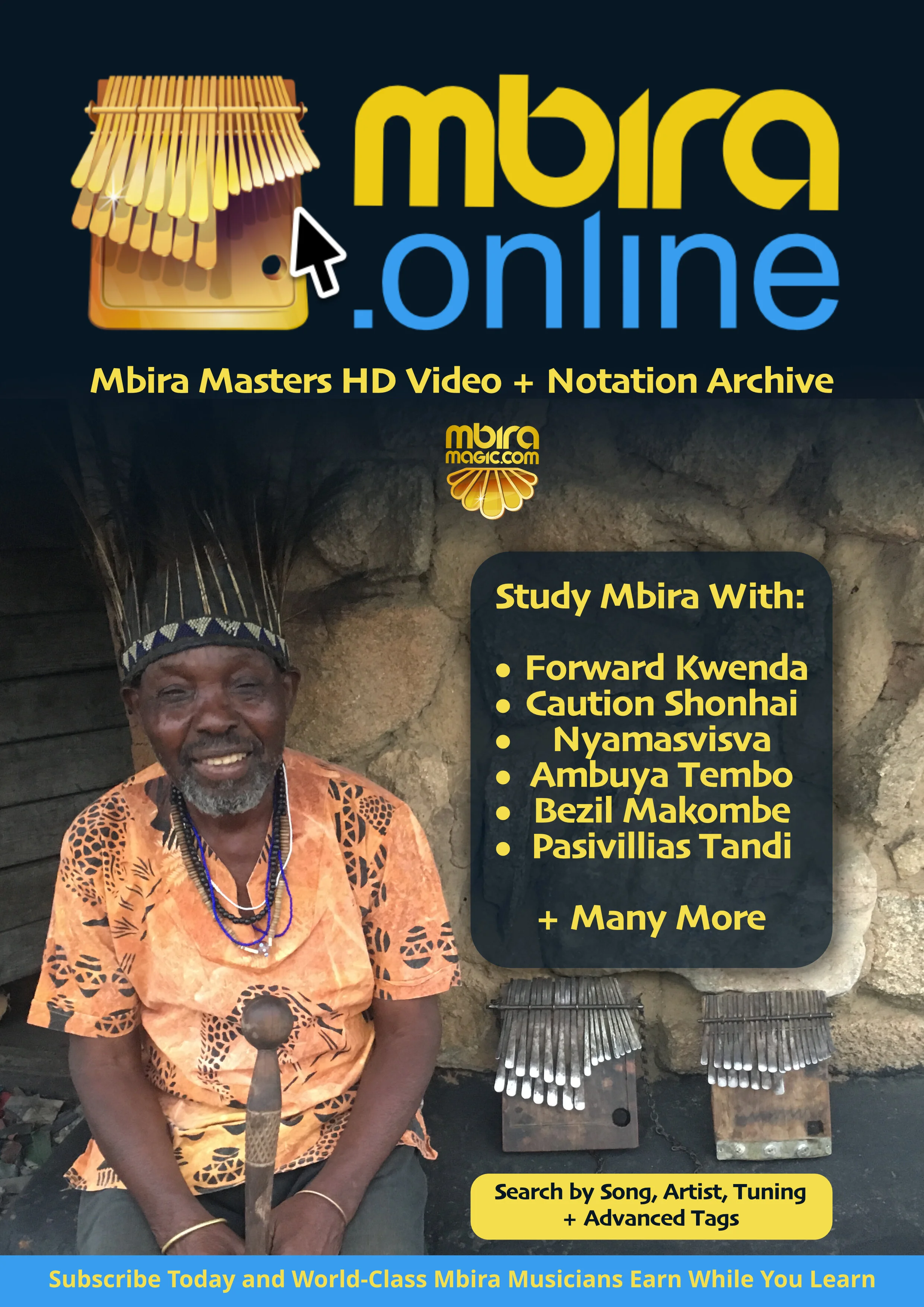 Mbira Online : HD Video + Tablature Archive
