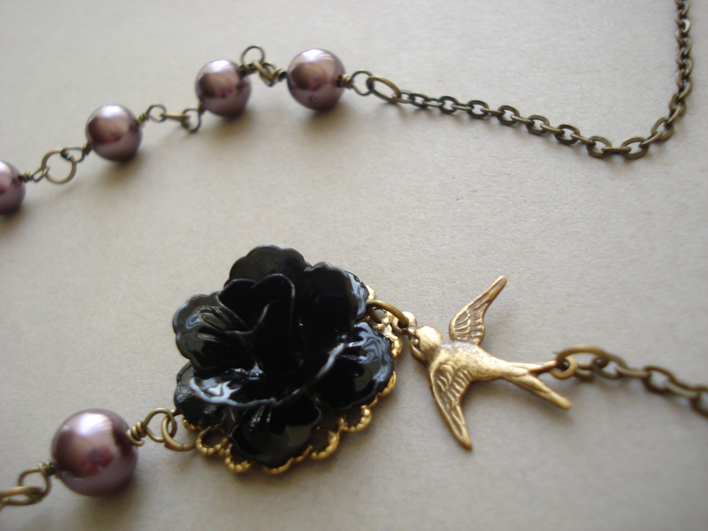 black rose and sparrow