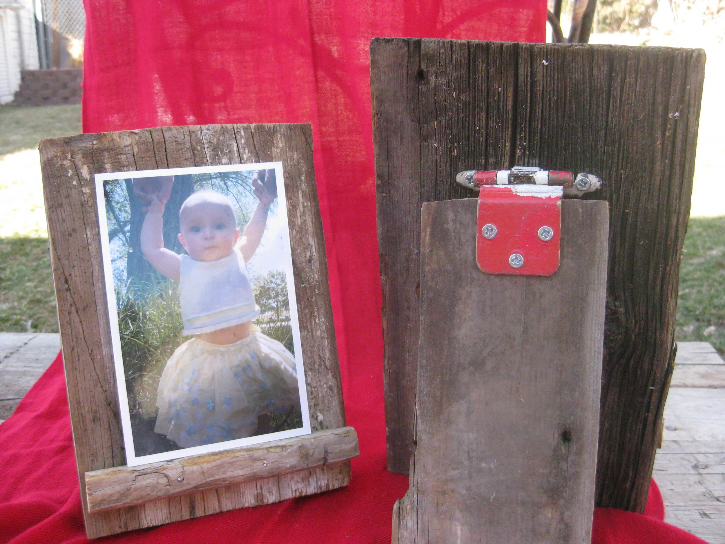 reclaimed wood frames