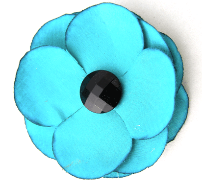 Darlybird clip-turq-poppy