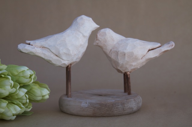 carved birds