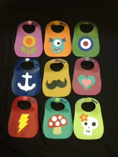 Vinylicious bibs