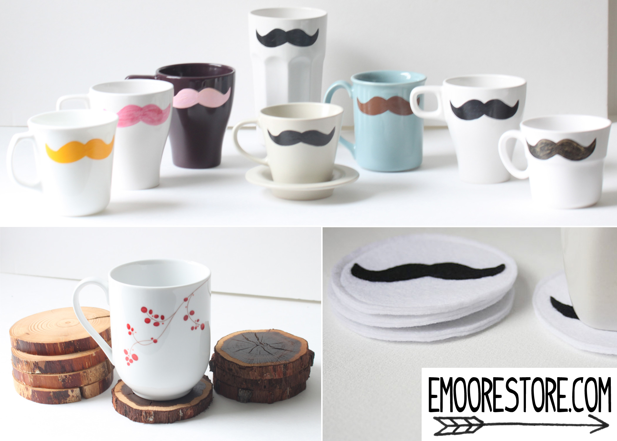 Mustache-and-Coasters