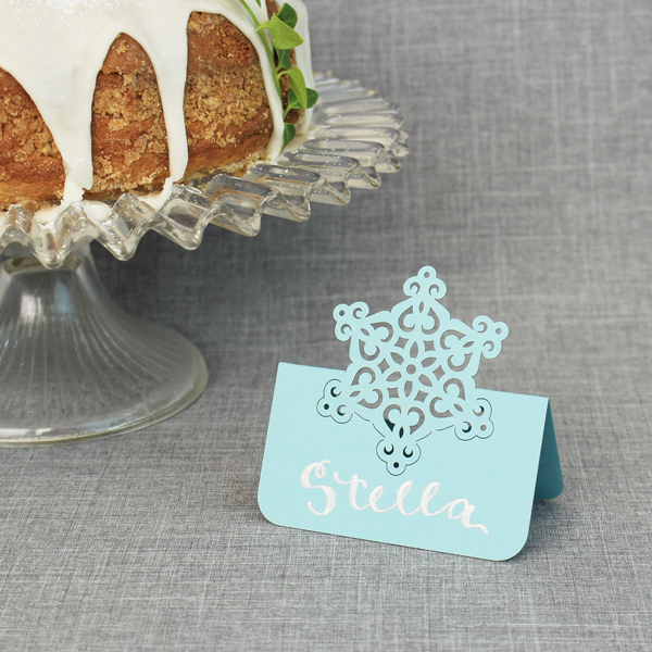 Snowflake Place Card 8