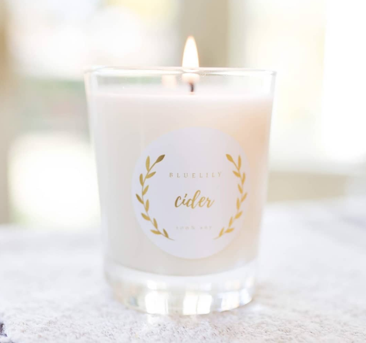 Blue Lily Candles