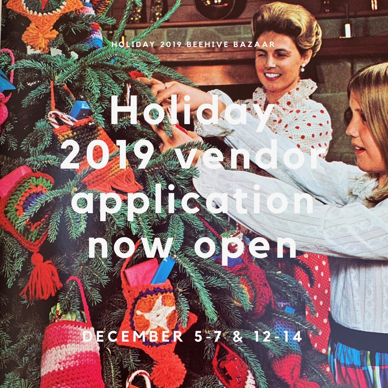 Holiday 2019 vendor application is now open!
