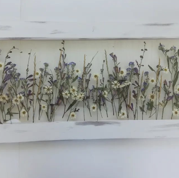 framed flowers