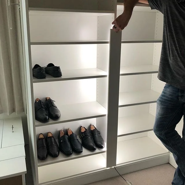 Master closet light check ✔️
.
.
.
.
#nofilter #hannahgalbreathdesign #customdesign #customhomedesign #moderndesign #interiordesign