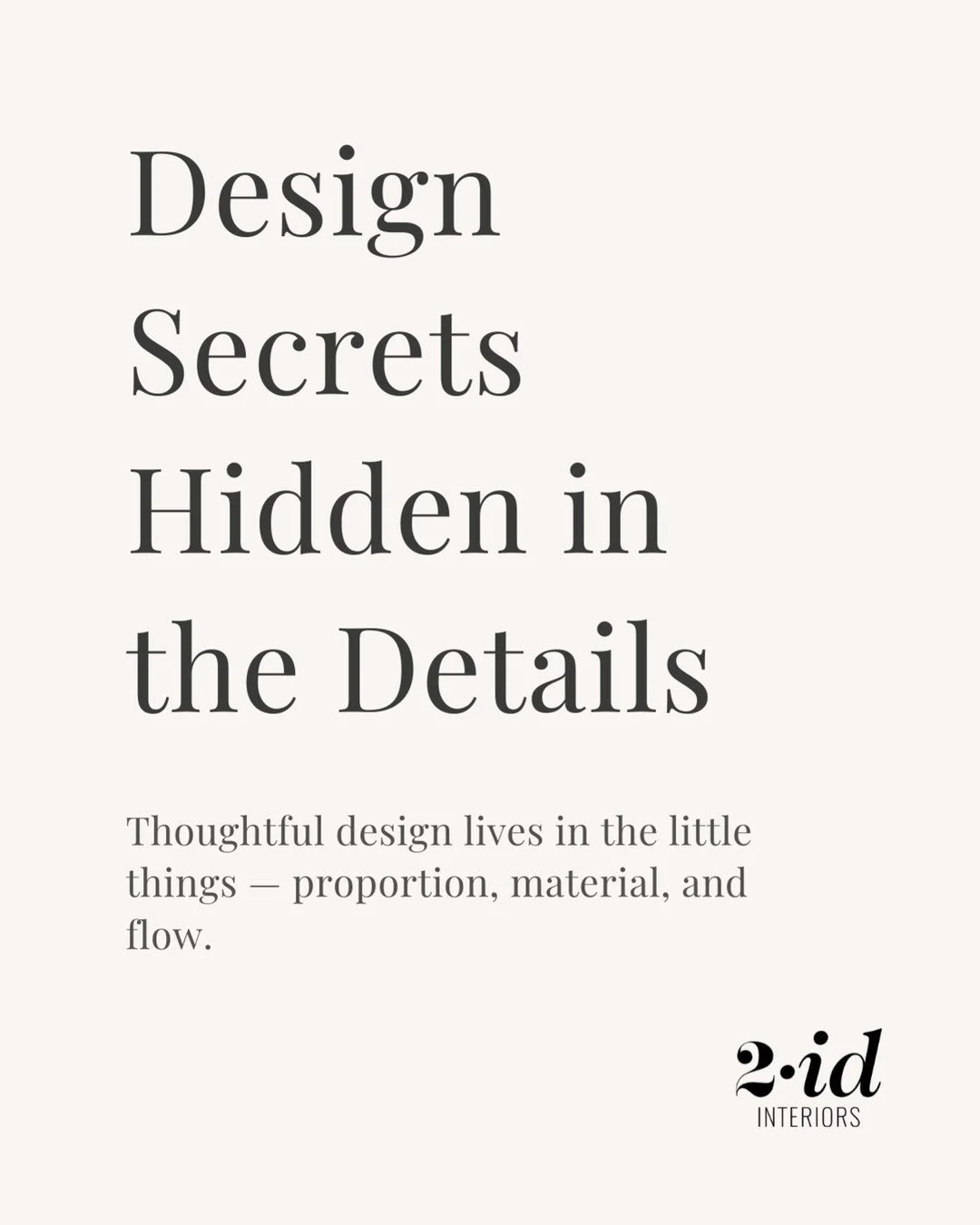 Good design is built on intention.
Proportion, flow, materials, lighting &mdash; the quiet details shape how a space feels.
When every choice has purpose, beauty becomes effortless.

Which principle resonates most with you?
#InteriorDesign #DesignDet
