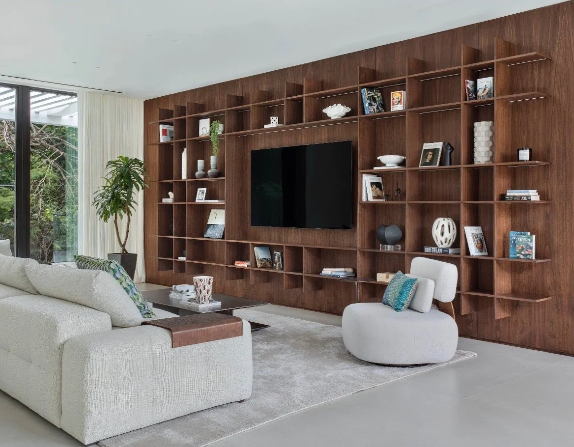 A well-designed millwork wall is more than storage.