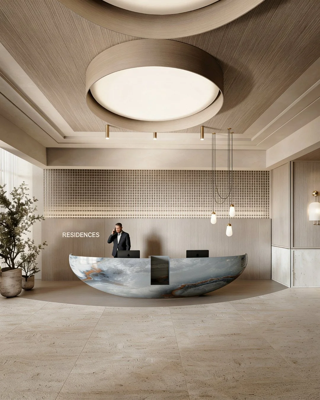 Every hotel tells a story before anyone checks in.

The first impression begins at the entrance, but it continues through every space that follows.

From the lobby to the lounge, from the suites to the shared spaces, every detail is designed to creat
