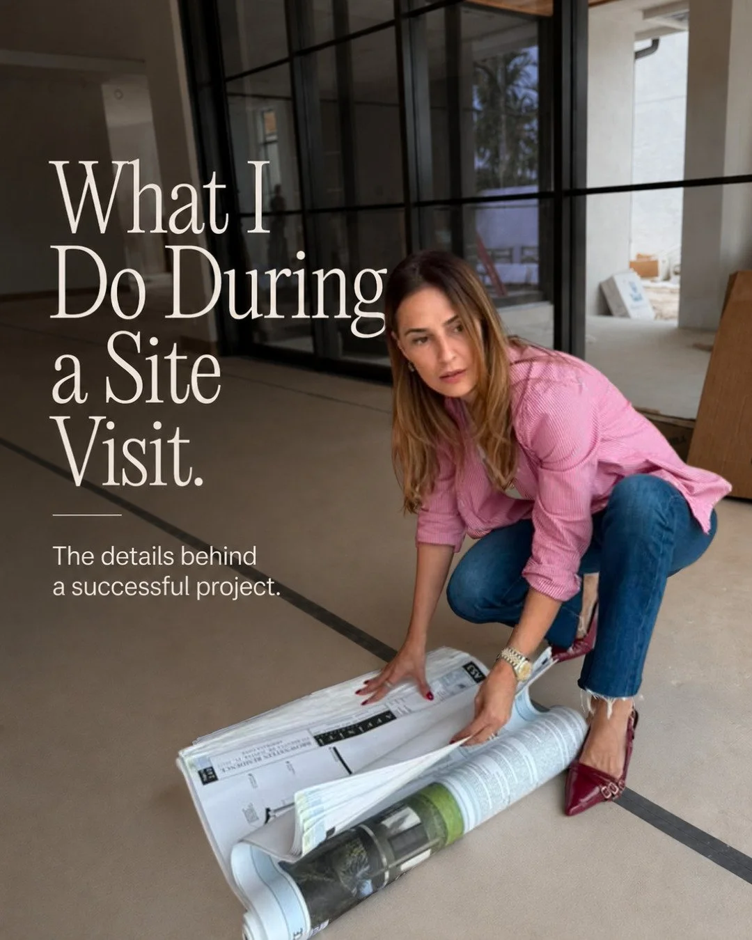 A lot happens between a design on paper and the final result.

Site visits are where we make sure the details, decisions, and progress on site stay connected to the original vision.

It&rsquo;s also where we catch things early, answer questions, and 