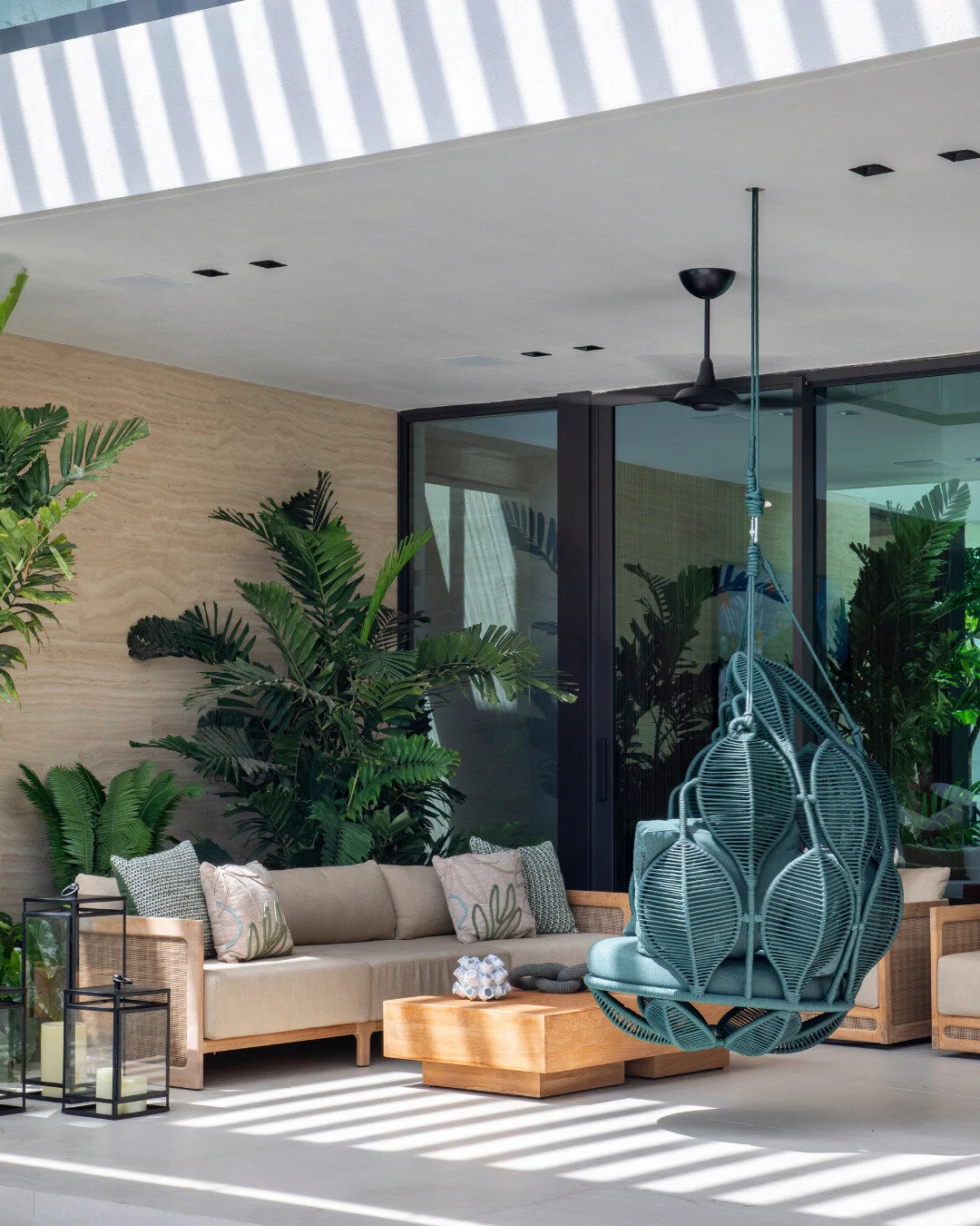 Outdoor spaces are an extension of the way we live at home.

Just like the interiors, they deserve the same attention to furniture, materials, layout, and the details that make a space feel complete.

From a rooftop in the city to a quiet space by th