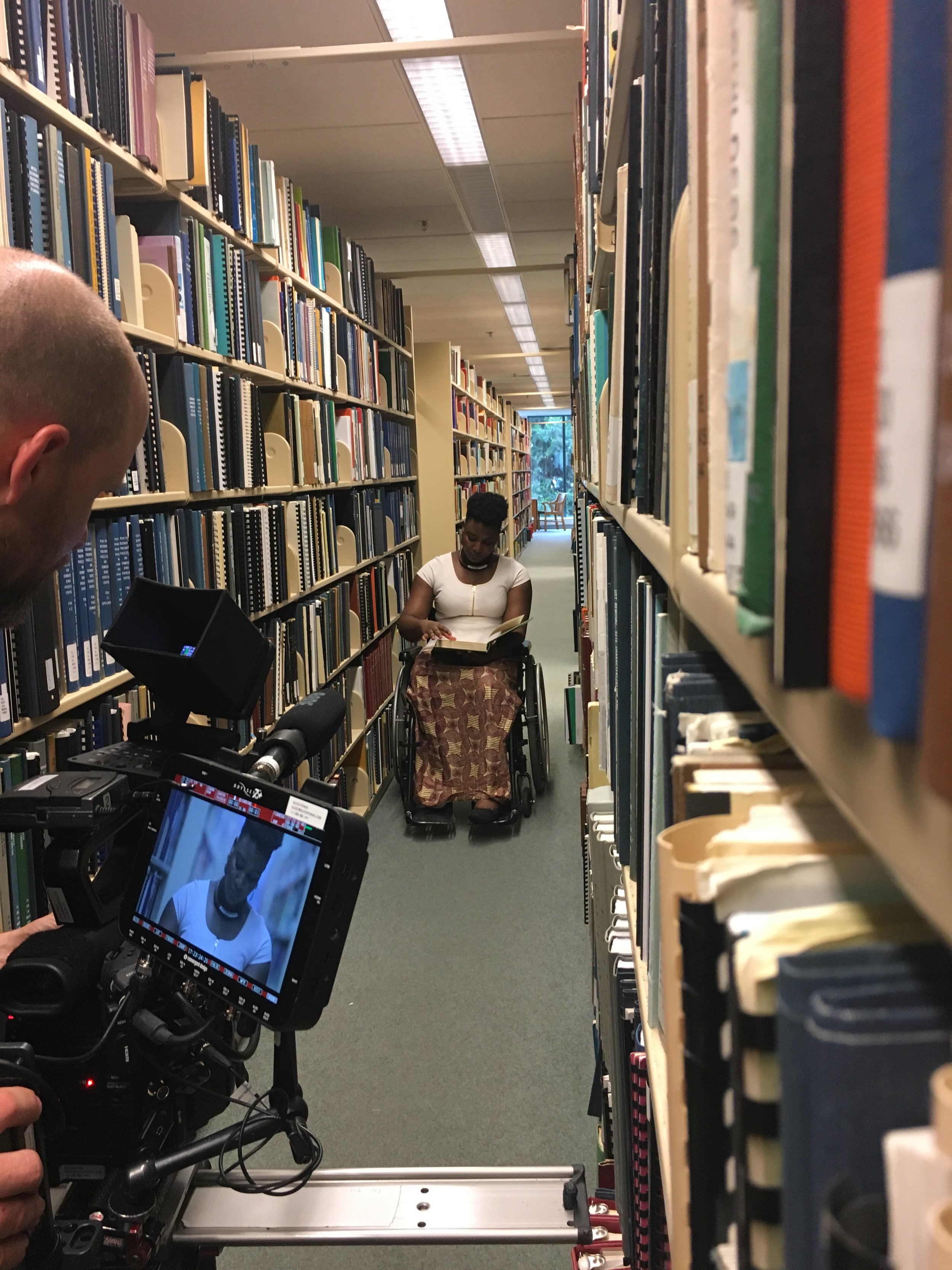 Guido &amp; Isatou at UW library