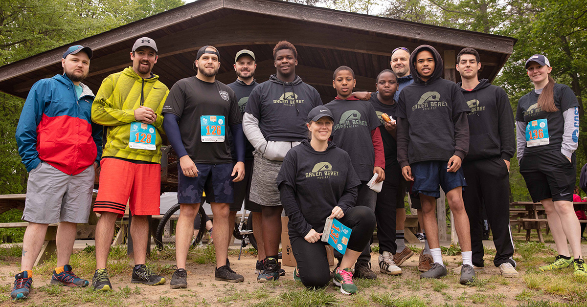 Team Green Beret competed in the Delaware Charity Challenge this Spring, raising $500 for the Green Beret Project and won the Adventure Challenge Relay. Photo by Four Youth Productions .