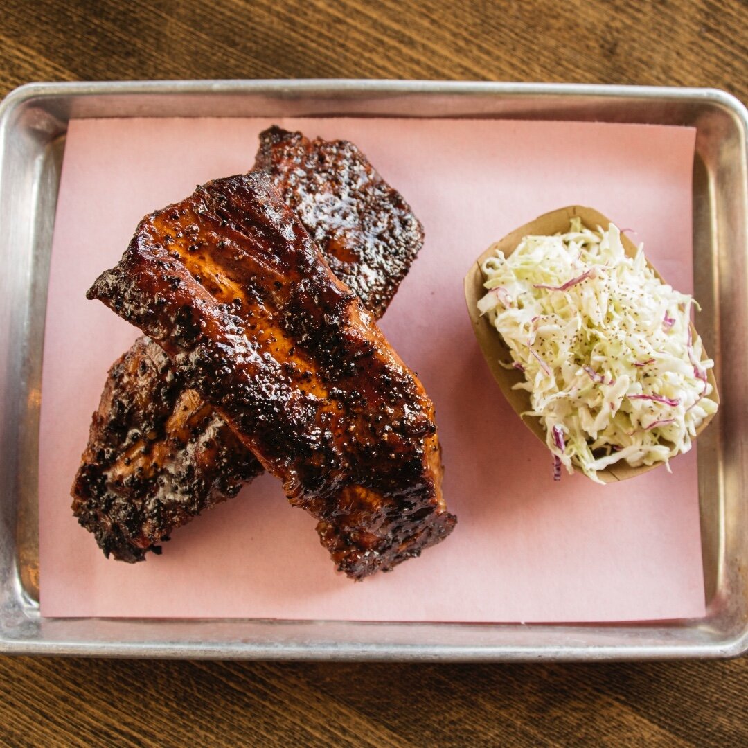We've got the best Beef Ribs in town🔥 Seasoned with our house made Brisket Rub, slow-smoked, then charbroiled to build a delicious fiery crust. Available every Friday though Sunday, until we run out!