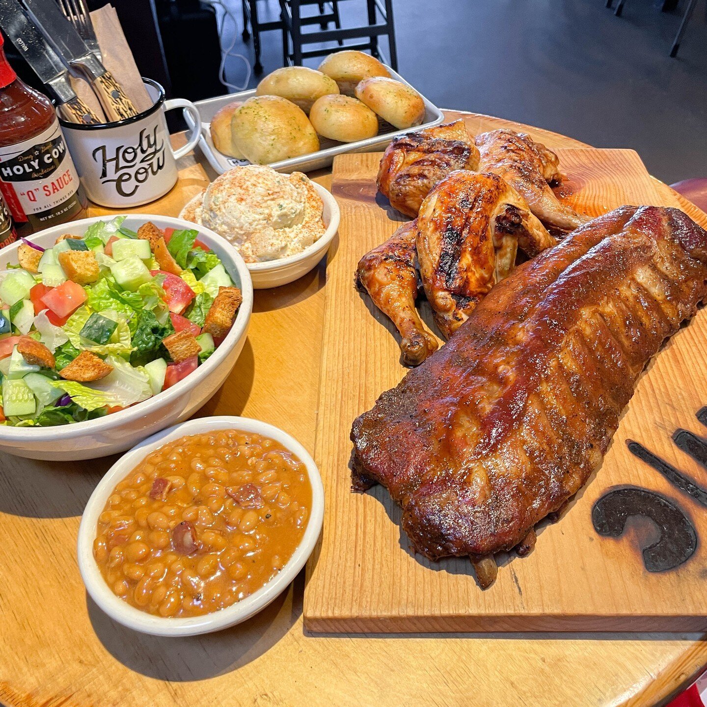 We've got all the BBQ you need to feed the whole crew for Memorial Day! Customize a BBQ Pack with your favorite slow-smoked meats, scratch sides, and fresh garlic rolls.