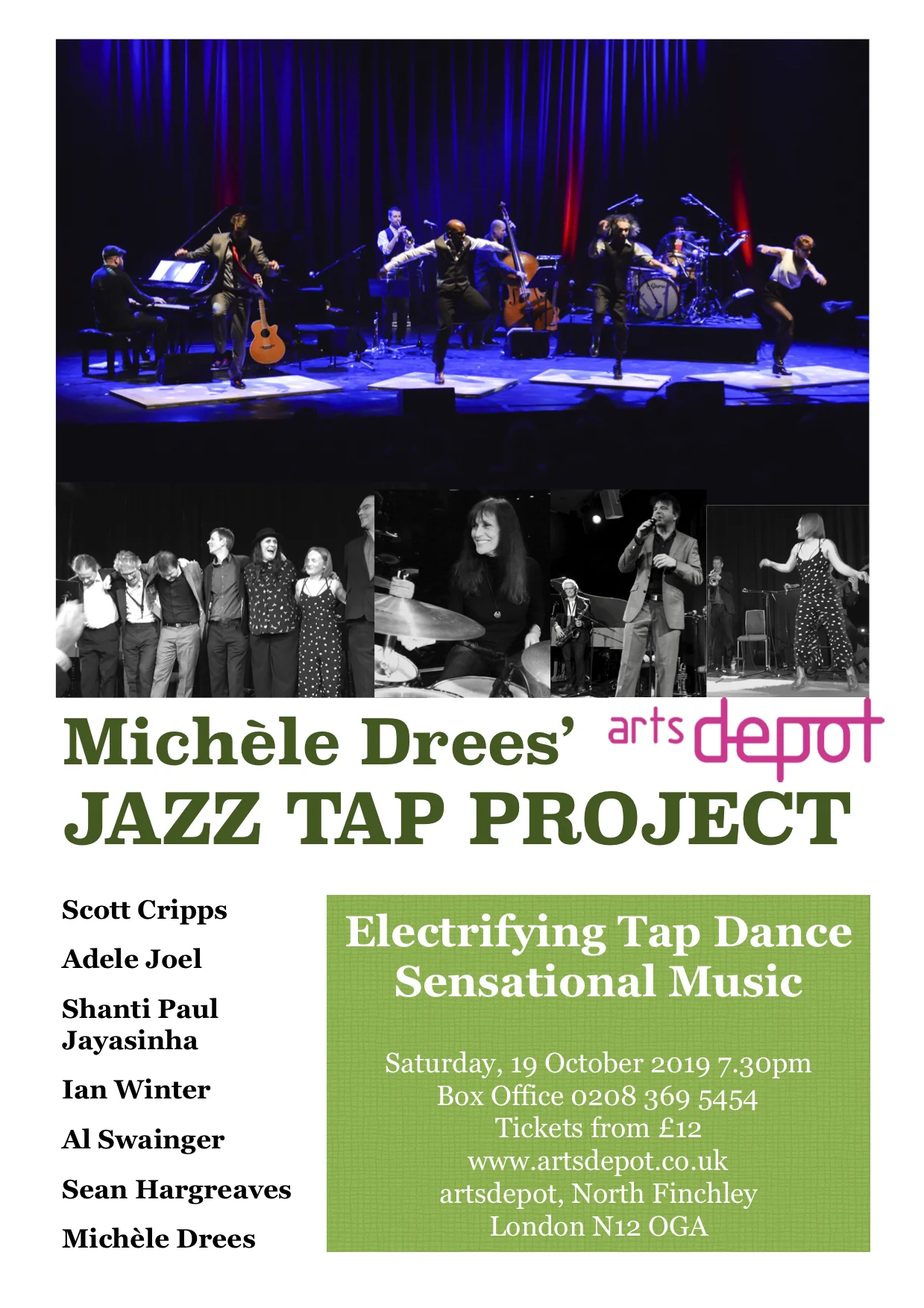 Michele Drees Jazz Tap Project - Arts Depot