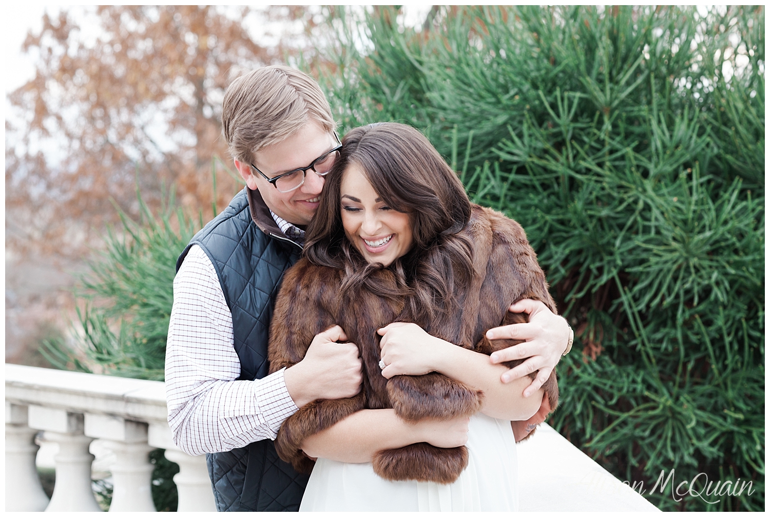 I brought my great-grandmother's furs along on this shoot...the cutest right?!