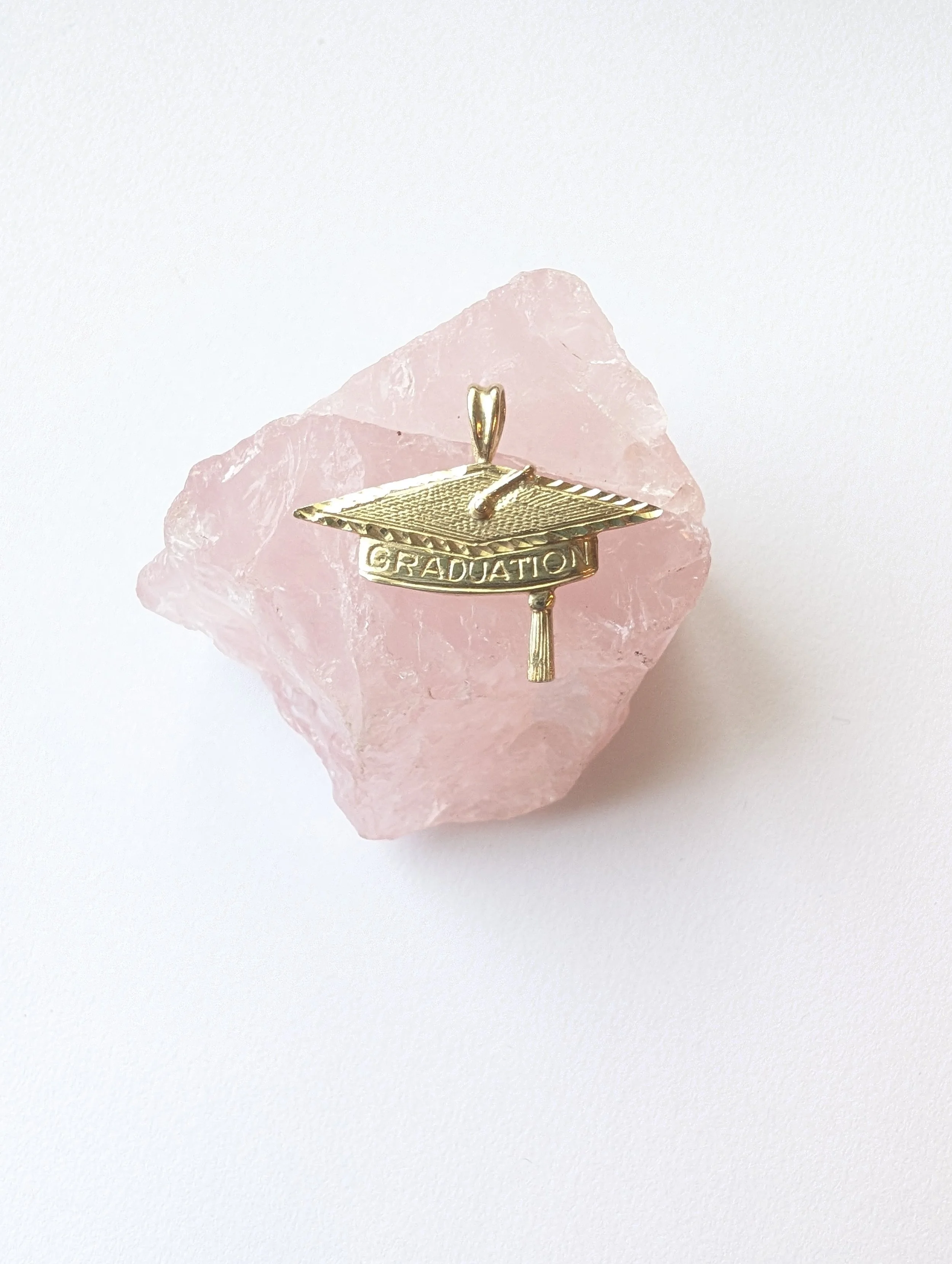 14K Gold Graduation Charm, Vintage