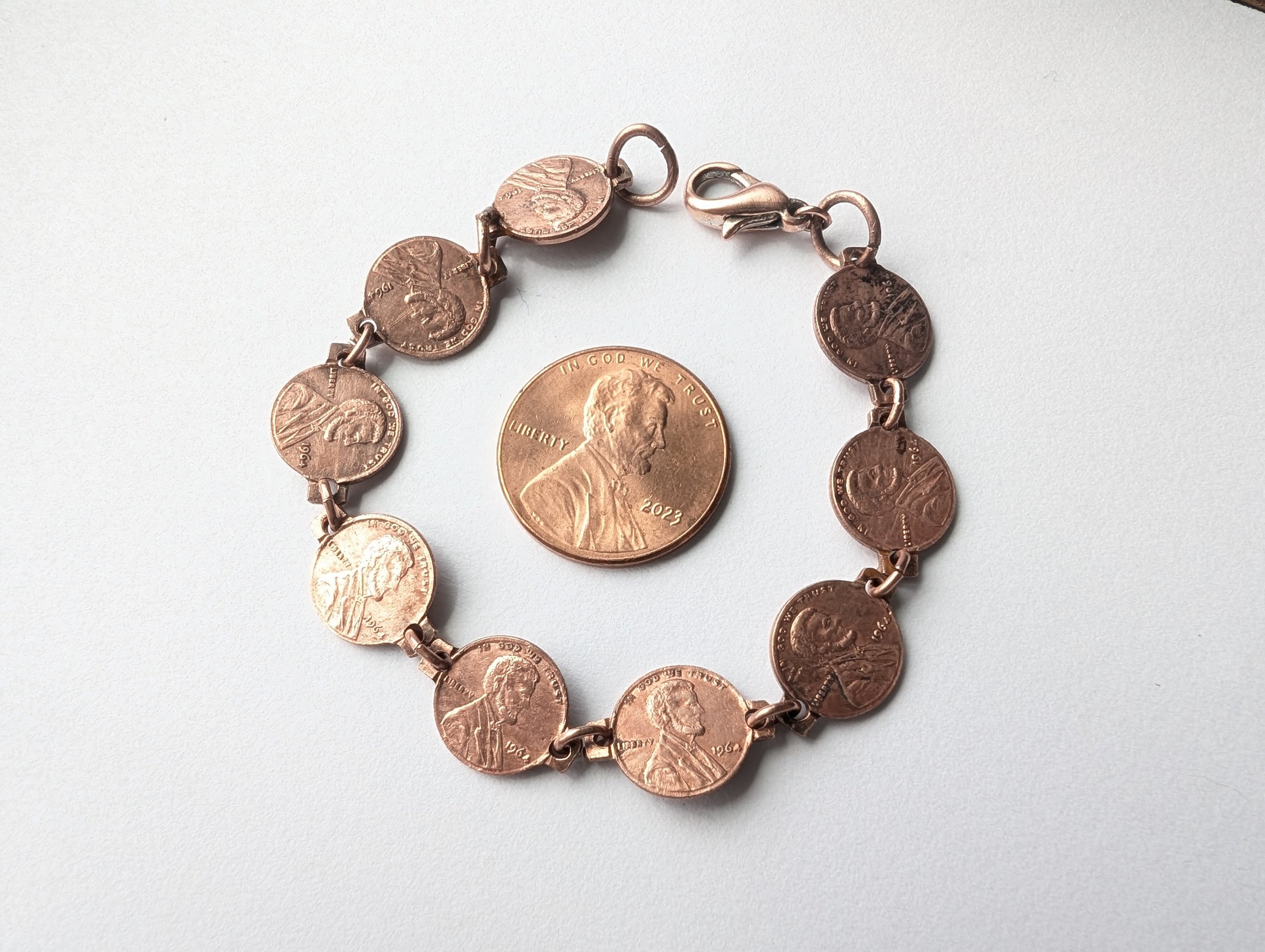 Vintage Mini Penny Bracelet