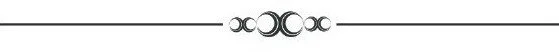 Divider line with six circles in the center.