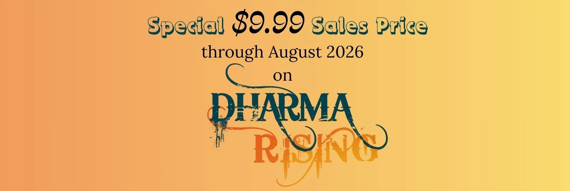 Graphic text about book on sale.
